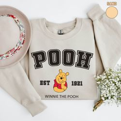 winnie the pooh est 1921 sweatshirt, he pooh sweater, winnie the pooh sweatshirt, disneyworld sweatshirt, disney family