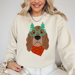dog christmas sweater, christmas dog sweatshirt, black dog christmas sweatshirt, dog christmas sweatshirt, dog lover gif