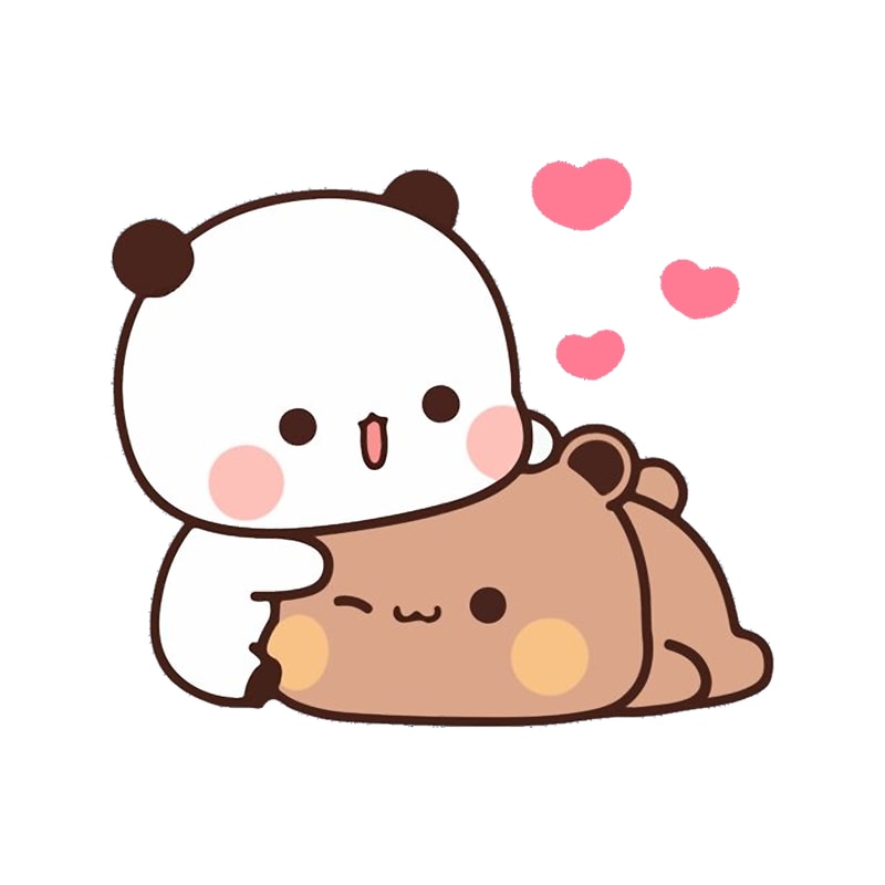 Panda And Brownie Bear CoupleActive .png