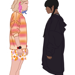 enid amp wednesday separate  wednesday addams