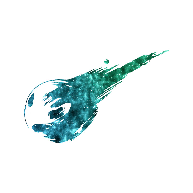 Final Fantasy 7 - Meteor Logo (Galaxy Design).png