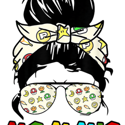 super mommiomom life messy bun funny