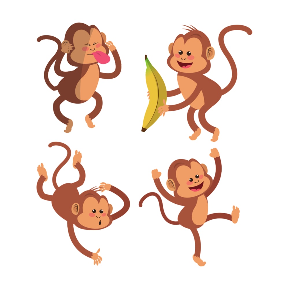 Monkey Throw Blanket Blankets For Kids (Second Edition).png