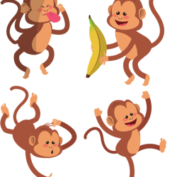 monkey throw blanket blankets for kids (second edition)