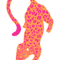 The Great Retro Pink And Orange Logo Graphic Leopard Photographic.png