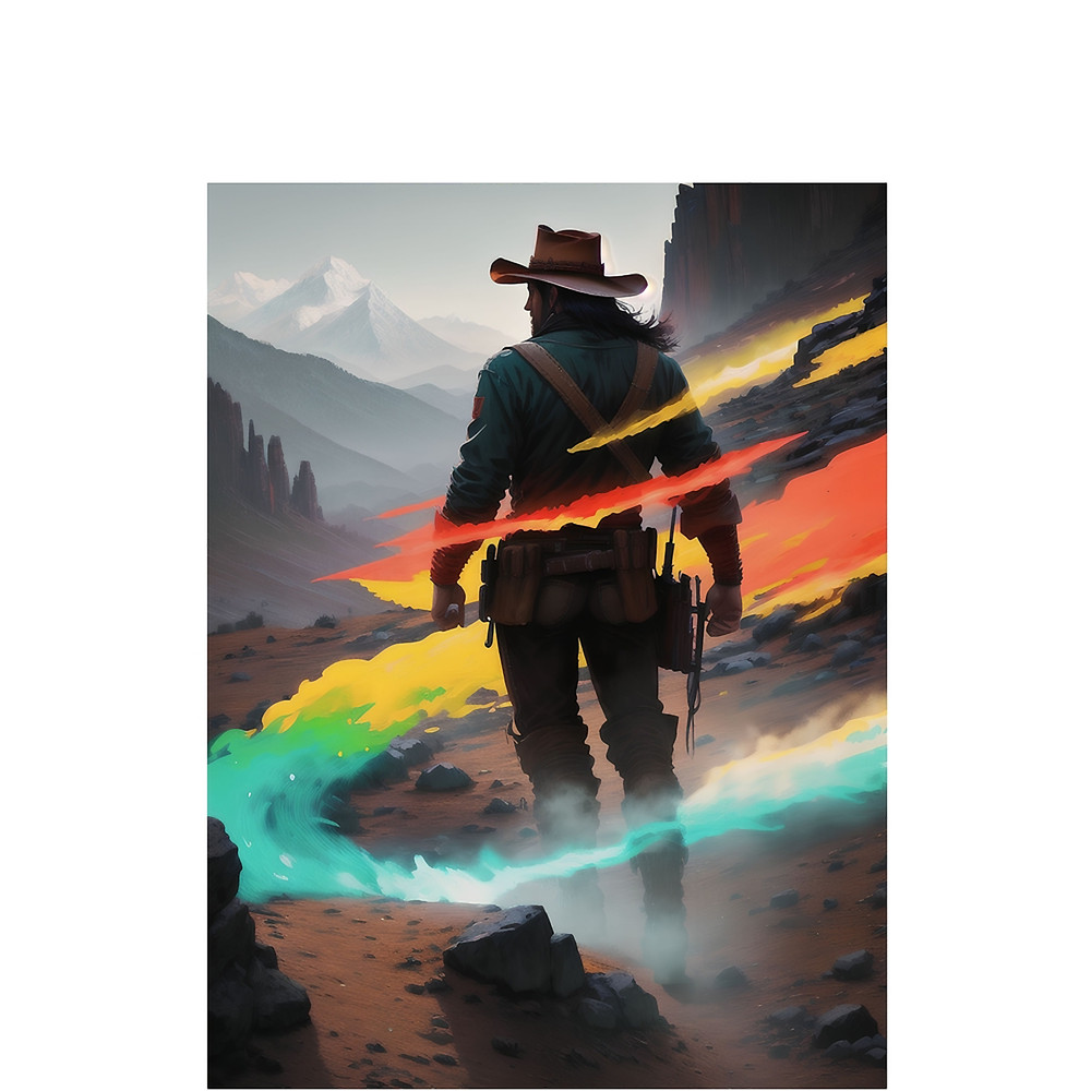 Red Dead Cowboy Graphic .png