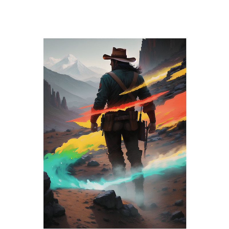 Red Dead Cowboy Graphic .png