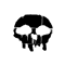 black skull face Graphic .png