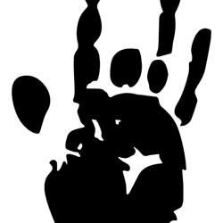 retro jerry garcias hand grateful