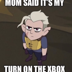 hunter aka the golden guard the owl house meme