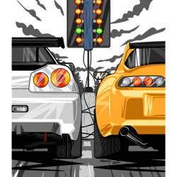 toyota supra vs nissan skyline