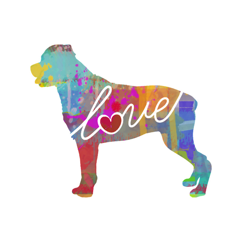 RottweilerRottie Love - A Bright and Colorful Watercolor Style Gift.png