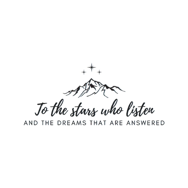 To the Stars Who Listen Minimalist Print .png