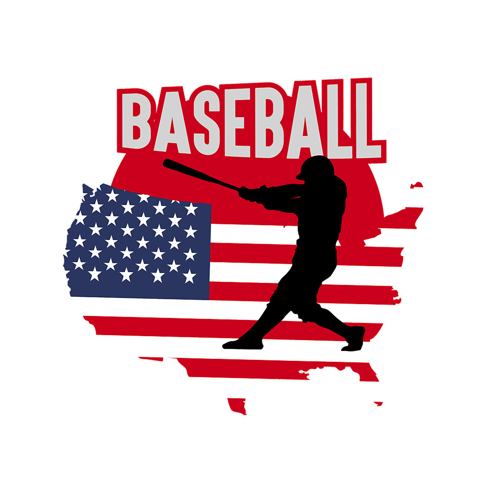 Baseball USA with USA flagModern Baseball USA eat sleep baseball repeat.png
