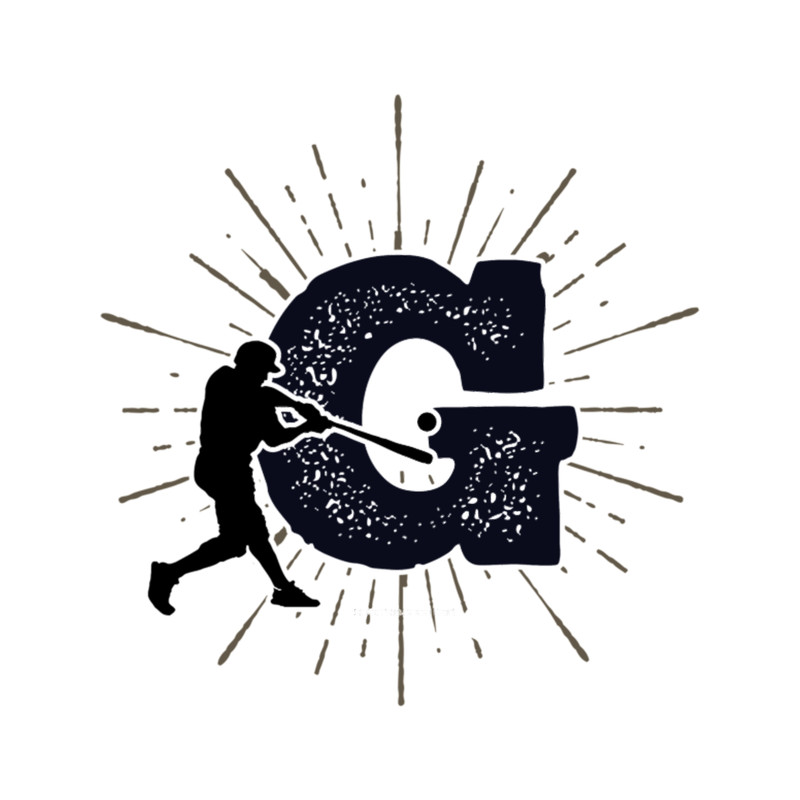 Monogram G Baseball Batter Sunburst.png