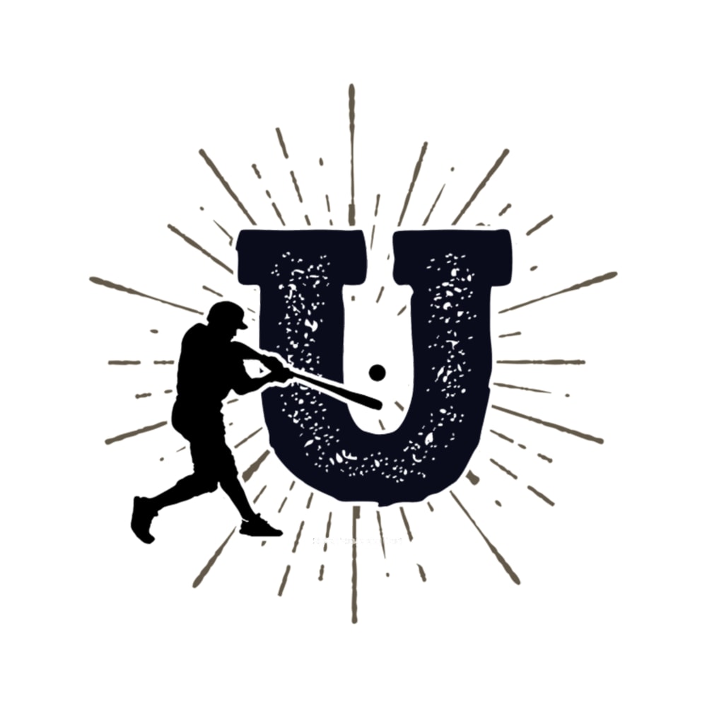 Monogram U Baseball Batter Sunburst.png