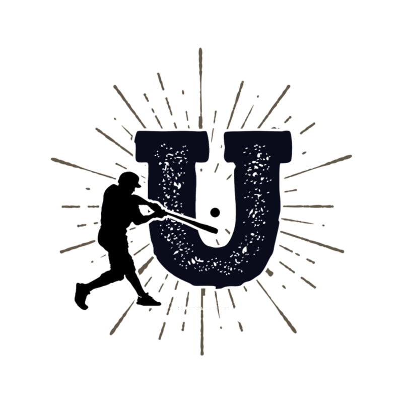 Monogram U Baseball Batter Sunburst.png