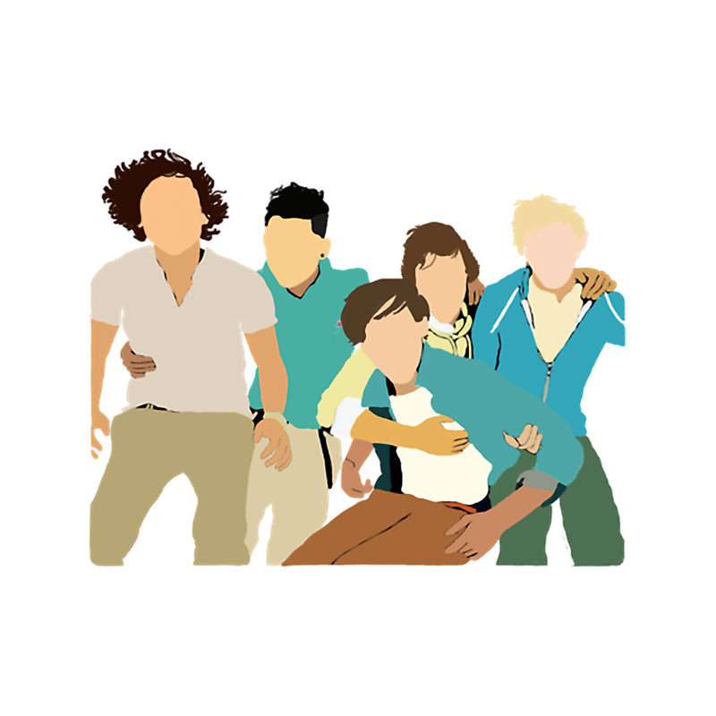 One Direction Up All Night Album Cover Outline.png