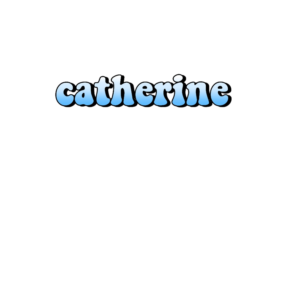 aesthetic pastel blue gradient catherine name.png