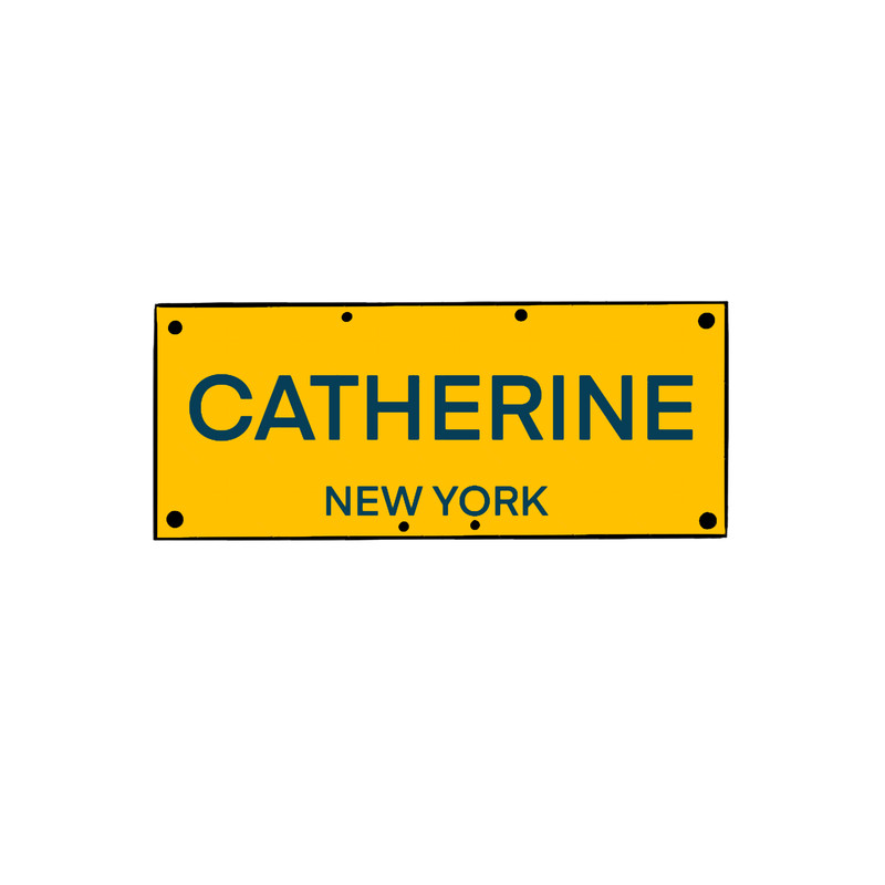 New York License Plate Name Catherine.png