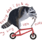 Raccoon On Bicycle.png