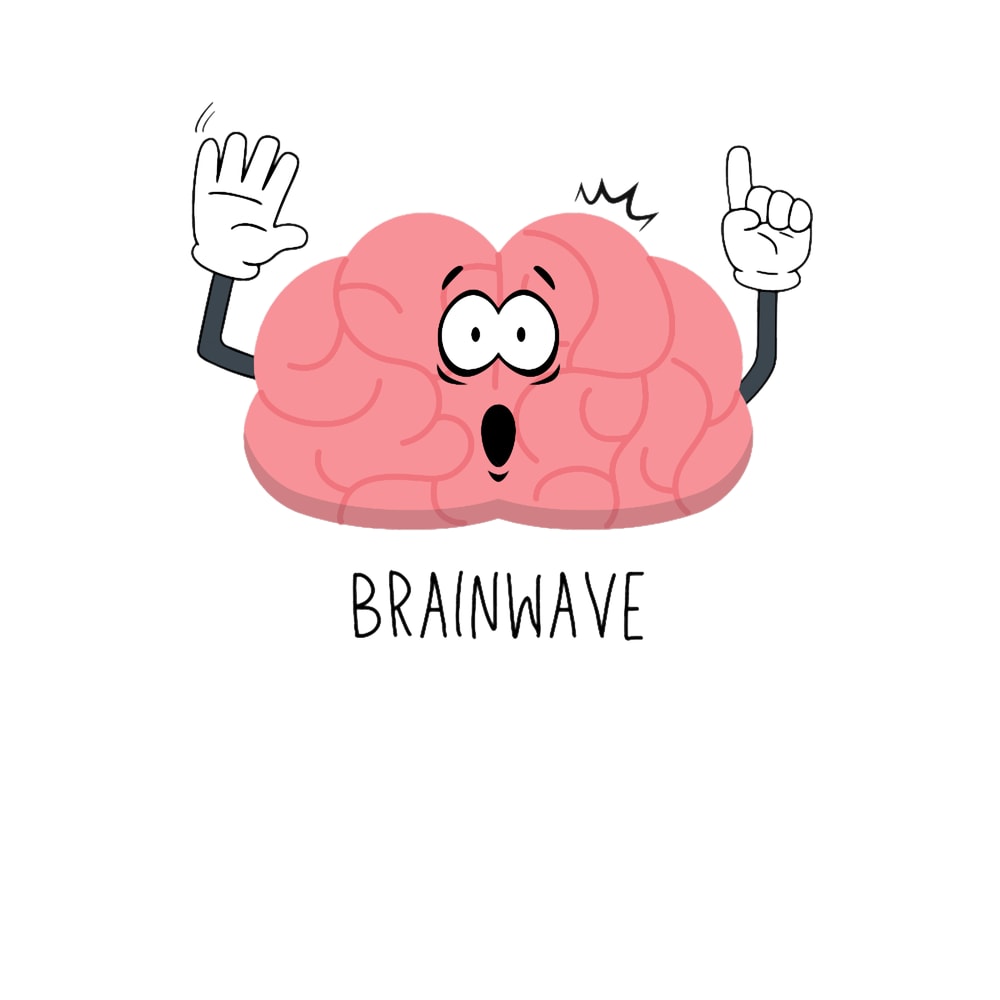 Brainwave Brain Waving Hello Neuroscience Puns Funny Science Jokes .png