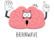 Brainwave Brain Waving Hello Neuroscience Puns Funny Science Jokes .png