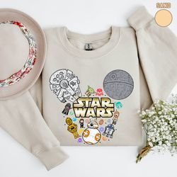 star wars mickey sweatshirt, star wars mickey ear crewneck, starwars disney shirt, disneyland shirt, galaxy's edge shirt