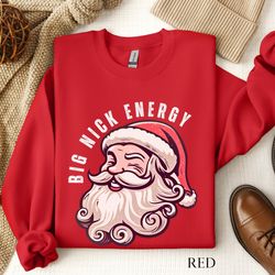 funny christmas shirt, big nick energy shirt, funny santa shirt, funny holiday shirt, christmas shirt, vintage santa tee