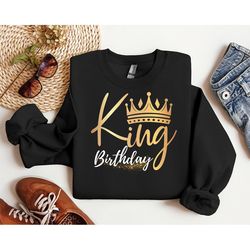birthday king, matching squad hoodie, wife of the birthday king, birthday hoodie, birthday party hoodie, family hoodie