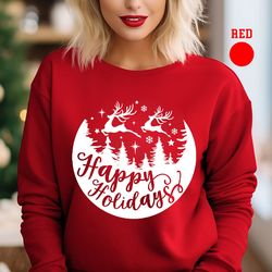christmas sweatshirt, merry christmas sweatshirt, christmas shirt for women, christmas crewneck sweatshirt, holiday swea