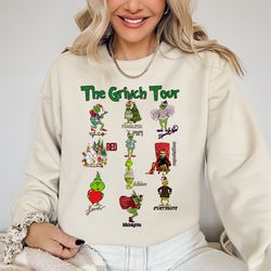christmas ts shirt, the grinch tour, the grinch in my grinch eras sweatshirt, grinch tour sweatshirt, grinch christmas s