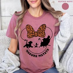 disney hakuna matata shirt, gift for disney shirts, animal kingdom shirts, disney family shirts, leopard vacation shirts