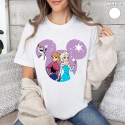 frozen shirt, frozen elsa shirt, disney vacation princess gift, disney frozen shirt, minnie ears elsa, princess castle s