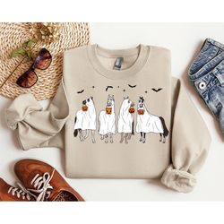 halloween horse sweatshirt, spooky season horse sweater, halloween gifts, horse sweater, funny halloween shirt, hallowee
