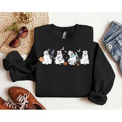halloween nurse sweatshirt, boo boo crew sweatshirt, boo sweatshirt, halloween sweatshirt, funny halloween hoodie, cute