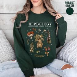 herbology sweatshirt, herbology shirt, gift for plant lover, botanical shirt, plant lover shirt, plant sweatshirt, garde