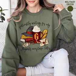 hogwarts acceptance letter crewneck sweatshirt, harry potter friends sweatshirt, witch friends shirt, wizard book lover