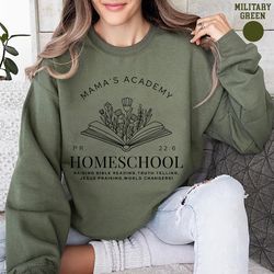 homeschool mama sweatshirt, homeschooling mom, christian sweatshirts motherhood, christian gifts for her, religious home