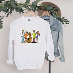 scooby doo sweatshirt, scooby doo pullover, shaggy sweatshirt scooby doo costume disney world crewneck unisex crewneck