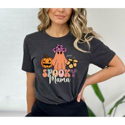 spooky mama halloween spooky shirt for mom, retro spooky mama t-shirt, spooky mom tee, iprintasty halloween, spooky shir