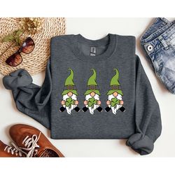 st patrick's day gnomes sweater, gnomes hoodiee, happy st patrick's day shirt, st patrick's day sweater, irish shirt-1