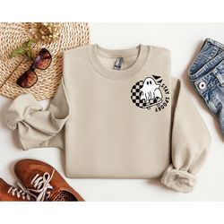 stay spooky sweatshirt, halloween sweatshirt, halloween gift hoodie, womens halloween sweatshirt, spooky season shirt, g