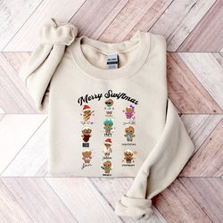 the eras tour gingerbread sweatshirt, retro gingerbread christmas shirt, eras tour christmas sweatshirt, christmas sweat