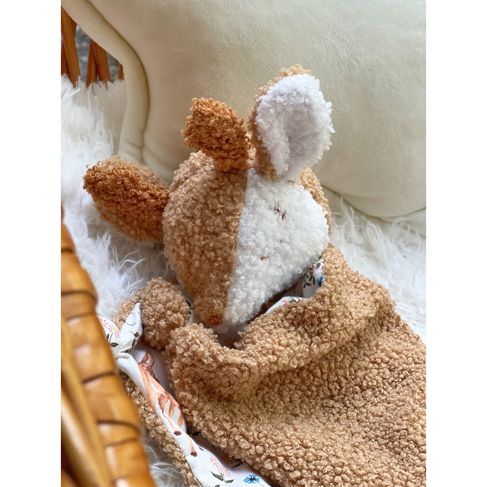 Baby Comforter Deer Baby Lovey Deer Baby Shower Gift Cozy Toy Deer 2