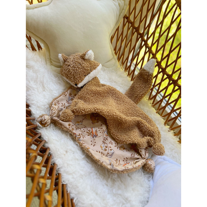 Fox Toy Plush Toy Comforter Baby Toy For Baby Baby Shower Gift 1