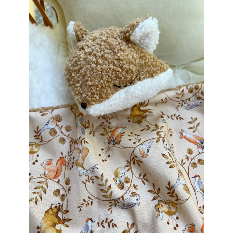 Fox Toy Plush Toy Comforter Baby Toy For Baby Baby Shower Gift 3