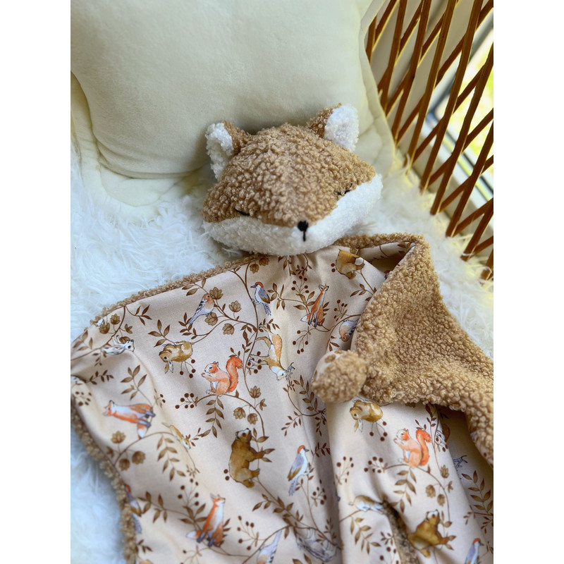 Fox Toy Plush Toy Comforter Baby Toy For Baby Baby Shower Gift 5