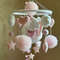 Rabbit Baby Mobile Girl Felt Mobile Crib Handmade Mobile Bebe Nursery Decor Nursery Mobile Baby Sho 5