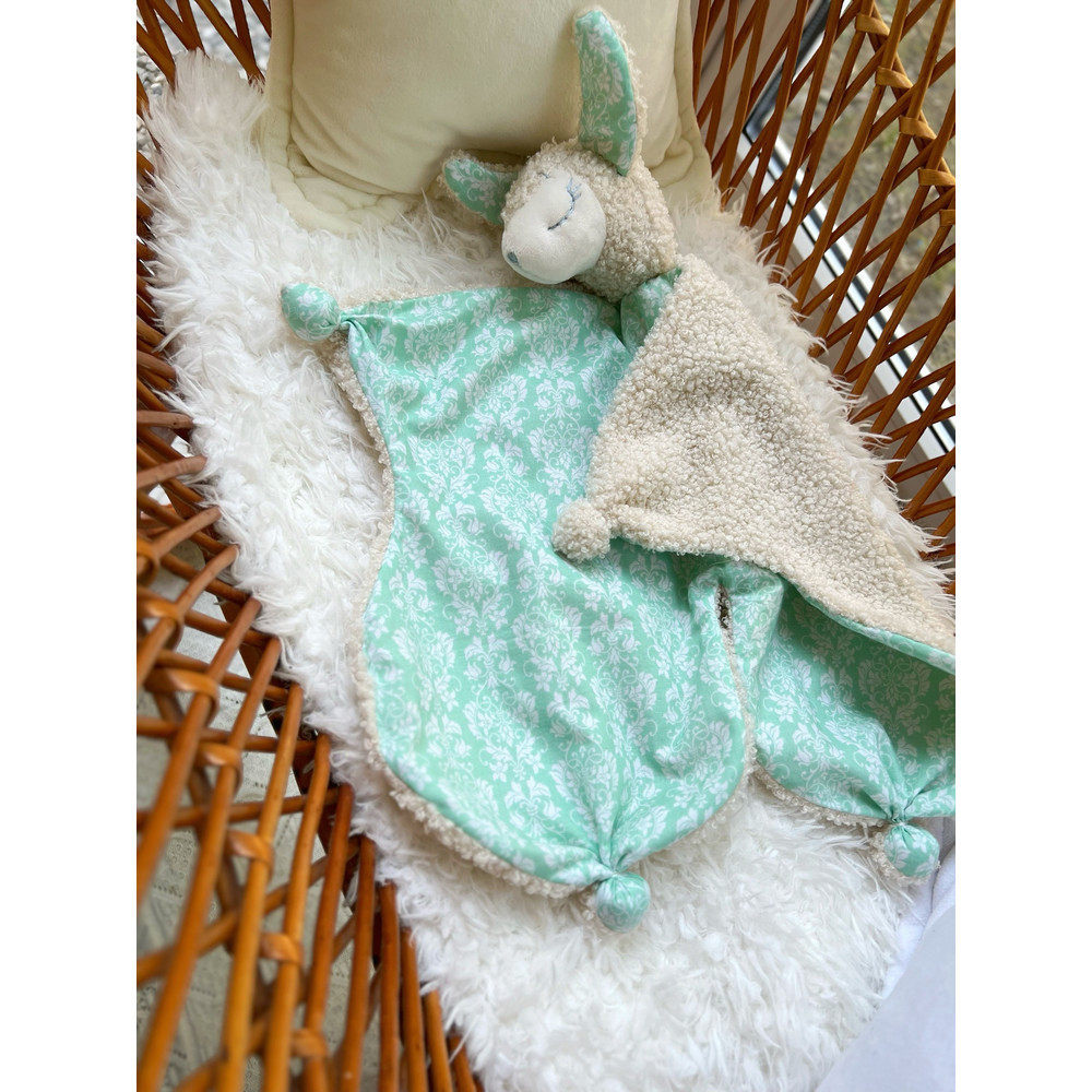 Lama Comforter Toy Alpaca Lovey Soft Toy Lama Baby Toy Baby Comforter Baby Lovey 12